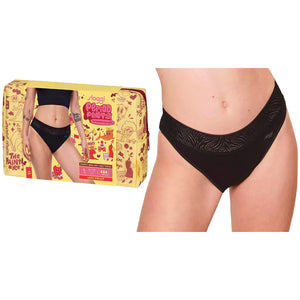 Sloggi Period Pants Tai Medium Leakproof Womens Underwear Black Menstrual Panties Undies