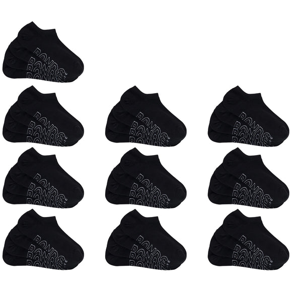 20 Pairs Bonds Lightweight No Show Womens Ankle Cotton Socks Black LXPW4N Bulk Mesh Footlets