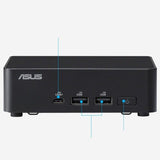 ASUS NUC 14 PRO Revel Canyon Slim Barebone Kit U7-155H Desktop Mini PC Computer RNUC14RVKU700000I / 90AR0062-M000B0