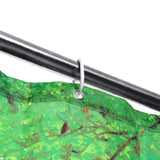 3D Waterfall Nature Scenery Bathroom Shower Curtain Waterproof Extra Long 1.8M Polyester