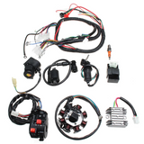 Electric Wiring Harness Loom CDI Stator Full Set ATV Dirt Pit Quad Bike 150CC 200CC 250CC