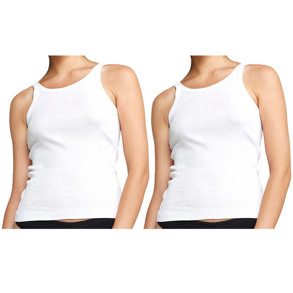 2 Packs Bonds Womens Organic Chesty Singlet Tank Top Underwear White WTHY