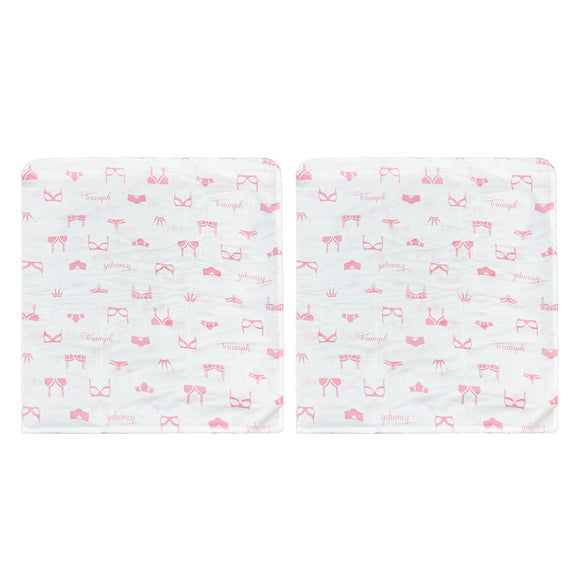 2 Pack Triumph Washbag Mesh Zip Delicates Laundry Lingerie Bra Clothes Wash Bag Bulk