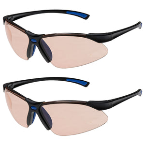 Portwest 2pcs Anti Blue Light Blocker Work Safety Blocking Computer Glasses Bulk Gaming Filter Protective Goggles Eyewear PS17BRR Eye Protection