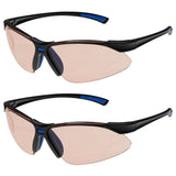 Portwest 2pcs Anti Blue Light Blocker Work Safety Blocking Computer Glasses Bulk Gaming Filter Protective Goggles Eyewear PS17BRR Eye Protection