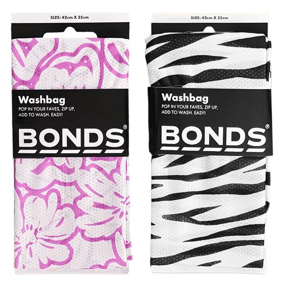 2 Pack Bonds Washbag Mesh Zip Delicates Laundry Lingerie Bra Washing Wash Bag HYPL1G Black Pink