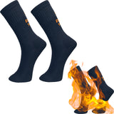 2 Pair Portwest Modaflame FR Work Safety Socks Fire Flame Resistant Calf Protection Navy Bulk PPE