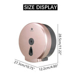 Wall Mounted Bathroom Toilet Paper Roll Holder Storage Rack Tissue Box Dispenser