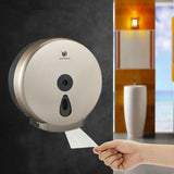 Wall Mounted Bathroom Toilet Paper Roll Holder Storage Rack Tissue Box Dispenser