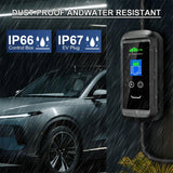 Isigma 5m 3.5KW 1P Type 2 Portable Electric Car EV Charger WIFI Bluetooth App Control 6-15A Adjustable
