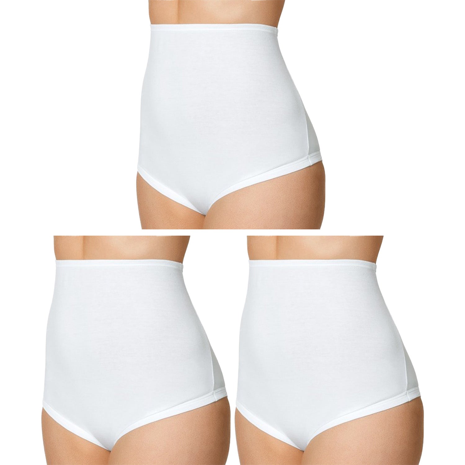 3 Pack Bonds Cottontails Full Brief Extra Lycra Womens Underwear White –  PriceDumb