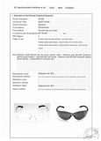 2x Safetyware Safety Glasses Anti Fog UV Tinted Dark Goggles Eye Protection Sunglasses Bulk Protective Eyewear