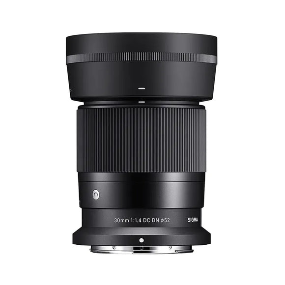 Sigma 30mm f/1.4 DC DN Contemporary Camera Lens with Hood
