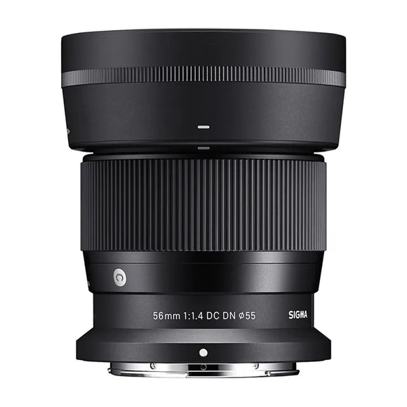 Sigma 56mm F1.4 DC DN Contemporary Lens for Nikon Z Mount Camera with Hood