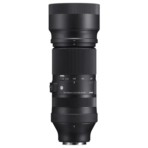 Sigma 100-400 f/5-6.3 DG DN OS Contemporary Mirrorless Camera Lens with Hood