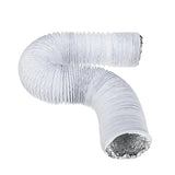 26m 4.9" Aluminum Foil Portable Air Conditioner Extractor Exhaust Hose Pipe Tube Long Double Layer Flexible PVC 12.5cm Diameter