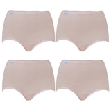 4x Sloggi Originals Maxi Briefs Womens Ladies Underwear Panties Pink Natural Bulk Undies 10054778