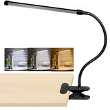 Clip On Portable Dimmable Desk Table Bedside Bed Book Reading USB LED Lamp Light