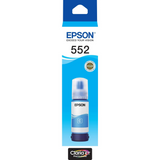 Epson T552 EcoTank 552 Ink Toner Bottle Value Pack Black Photo Grey Cyan Magenta Yellow Genuine Original