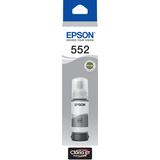 Epson T552 EcoTank 552 Ink Toner Bottle Value Pack Black Photo Grey Cyan Magenta Yellow Genuine Original