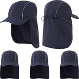 5 Pack Portwest Breathable Sun Shield Cap Reflective Safety Work Hat Neck Protection Shade Visor Navy Bulk
