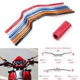 22mm 7/8" Mid Motorcycle Motorbike Handlebars Drag Bar For Honda Yamaha Kawasaki