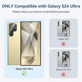 2pcs Tempered Glass Screen Protector Phone Guard for Samsung Galaxy S24 ULTRA