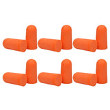 6 Pairs Safetyware Disposable PU Soft Foam Ear Plugs Noise Reduction Cancelling for Work Sleeping Bulk HP-101 Easy Fit Orange