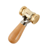 HONGDUI KM-18 Woodworking Brass Chisel Mallet Hammer Interchangeable Heads DIY