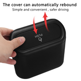 Car Home Trash Can Rubbish Dust Bin Garbage Waste Basket Case Organizer Holder 1L