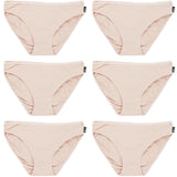 6 Pack Bonds Hipster Bikini Womens Underwear Panties Briefs Base Blush Beige Bulk