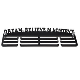 30cm Acrylic 3 Tier Wall Medal Display Hanger Holder Rack DREAM BELIEVE ACHIEVE