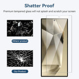 3pcs Tempered Glass Screen Protector Phone Guard for Samsung Galaxy S24 ULTRA