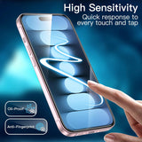 9H Tempered Glass Screen Protector Guard for Apple iPhone 15 PRO MAX Front