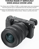 Tokina atx-m 11-18mm F2.8 APS-C Lens for Sony E-Mount Camera with BH-674 Hood