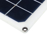 16V 10W 1.2A Monocrystalline Flexible Solar Panel Kit USB Rear Junction Box Set