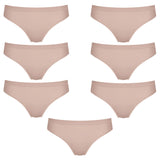 7 Pack Sloggi Wow Comfort 2.0 Tai Womens Underwear Bikini Briefs Foundation Nude Bulk Undies Panties Tan Brown