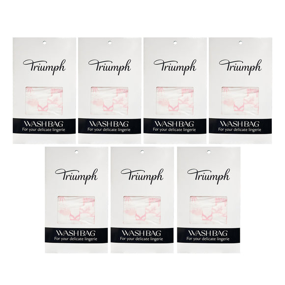 7x Triumph Washbag Delicates Lingerie Bra Clothes Zip Mesh Laundry Wash Bag Bulk