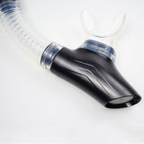 DEDEPU Scuba Diving Snorkel Swimming Underwater Breathing Air Tube Gear Snorkeling Silicone Full Dry Mouthpiece Hose