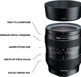 Tokina SZ 33mm F1.2 MF for Fuji X-Mount Camera Lens with MH-624 Hood