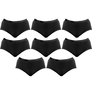 8x Bonds Invisitails Full Briefs Womens Panties Underwear Black WZGGY Bulk