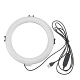 Portable USB Makeup Selfie Live LED Ring Light Lamp with Tripod and Phone Holder