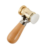 HONGDUI KM-18 Woodworking Brass Chisel Mallet Hammer Interchangeable Heads DIY