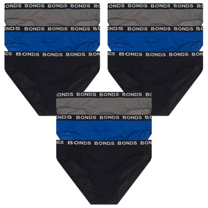 9x Bonds Hipster Briefs Comfy Big Mens Plus Size Underwear 3XL-7XL MXP83W Bulk
