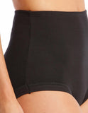 4 Pack Bonds Cottontails Full Brief Extra Lycra Womens Underwear Black Bulk Panties Ladies Undies WUFQA