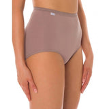 Sloggi Originals Maxi Briefs Womens Ladies Underwear Panties Brown Tan Undies 1 Piece 10054778