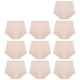 10 Pack Triumph Something Else Tum-E-Lace Panties Underwear Tummy Control Beige Bulk Fresh Powder Shapewear High Waisted