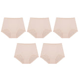 5 Pack Triumph Something Else Tum-E Lace Panties Underwear Beige Tummy Control Shapewear High Waisted Briefs Bulk Fresh Powder