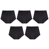 5 Pack Triumph Something Else Tum-E Lace Panties Underwear Black Tummy Control Shapewear High Waisted Briefs Bulk