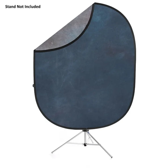 Savage Folding Indigo Nights Grey/Blue Collapsible Backdrop Background 1.5x1.8M Studio Photography